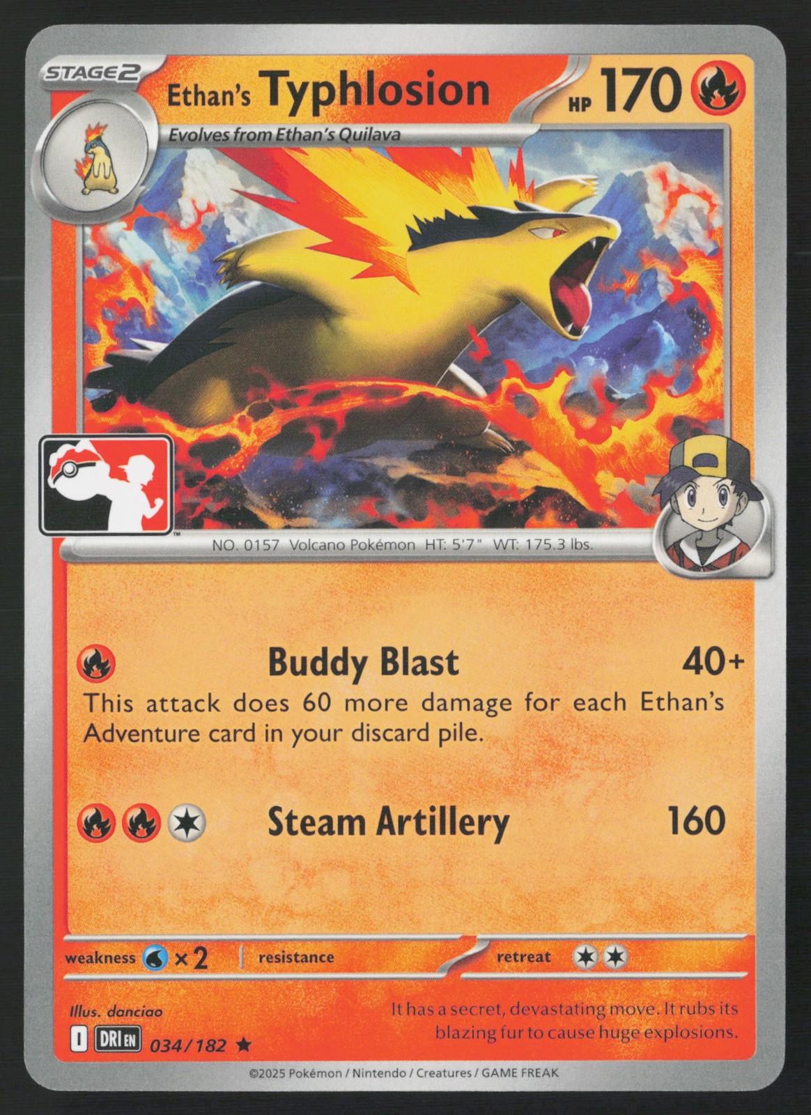 Destined Rivals Ethan's Typhlosion [Prize-Pack] Pokémon card